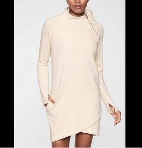 ATHLETA Cozy Karma Asym Sweatshirt Dress